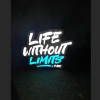 Letrero Luminoso Personalizado |   Letrero LED con Iluminación Frontal de Cristal de Diamante 3D |   Letrero Acrílico con Logotipo en Tonos de Joyería para Fachada y Interior