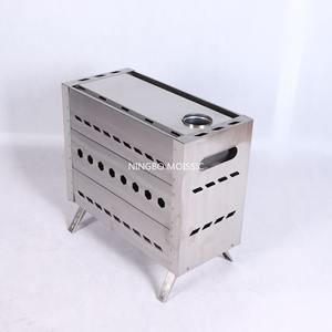 เตาไม้ไร้ควันเตาอบตั้งแคมป์กลางแจ้งเตาทำความร้อนสำหรับตั้งแคมป์กลางแจ้งทำจากสแตนเลส - Product Image 4