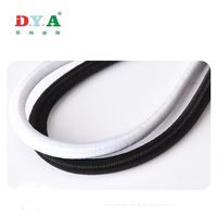 Grand Soock Prêt à Shup Corde Élastique 1-3mm Blanc Noir Rond Élastique Cordon pour Garmetn