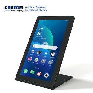 L-Shape Tablet Interactive Touch Screen Kiosk Evaluator Restaurant Ordering, Desktop Advertising Terminal <b>Digital</b> <b>Signage</b> - Product Image 2