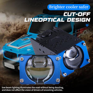 Luces Auxiliares Bi-LED, <span class=keywords><strong>Mini</strong></span> Luces de Conducción, Proyector para Motocicleta y Automóvil, Lentes de Niebla, Luces de Rejilla para Automóvil - Product Image 4