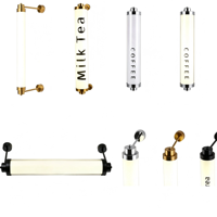 Boîtes lumineuses publicitaires en acrylique, enseignes rétroéclairées LED personnalisées