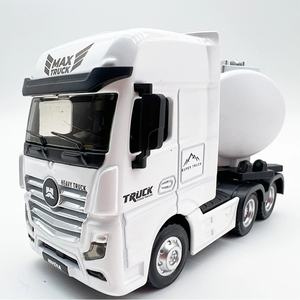 รถบรรทุกน้ำมันจำลอง SJY-1733 1/50 แบบกึ่งโลหะ รุ่นจำลองรถบรรทุกน้ำมัน ของเล่นโลหะขนาด 1:50 สำหรับเด็ก เป็นของขวัญ - Product Image 6