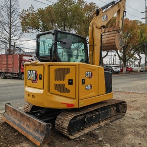 รถขุดตีนตะขาบขนาดเล็ก CAT 306 306e2 มือสอง น้ำหนัก 6 ตัน ใช้สำหรับงานก่อสร้างเทศบาล สีเดิมจากโรงงาน - Product Image 1