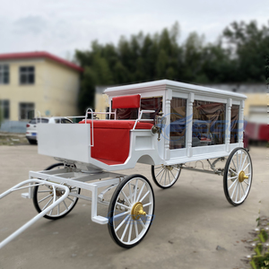 Carroza Fúnebre de Alta Calidad con Caballos, Carroza Fúnebre Eléctrica con Ataúd de Cristal, Carroza Fúnebre Usada Barata en Venta - Product Image 3