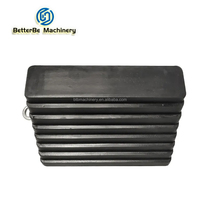 Cale de roue de produit de sécurité robuste avec poignée en plastique PU mousse caoutchouc cales de roue pour camion RV remorque Garage avion
