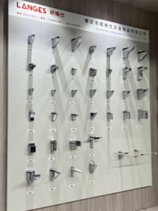 Bền Có Thể Điều Chỉnh Wall Mount Kẽm Hợp Kim Gỗ Glass Chủ Phù Hợp Kệ Khung - Product Image 4