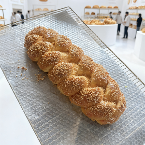 42cm Large Plastic Crafts Fried Dough Twists Shaped Plait Bread Crispy Honey Shell Whole Wheat Toast Peanut Crushed Plastic - Product Image 2