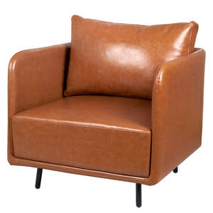 Sillón Individual Moderno de Cuero PU Refrigerante para Salones de Belleza, Apartamentos, Hoteles, Técnicos de Uñas y Uso en Sala de Estar - Product Image 2