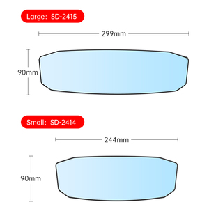 12 \ "lớn chống chói toàn cảnh gương chiếu hậu phổ quát góc rộng nội thất xe hơi Kit - Product Image 6