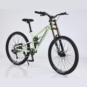 Vélo de montagne à suspension double, cadre en aluminium Yule-2, 27,5/26 pouces, 11 vitesses, frein à disque, pour homme adulte, amortisseur - Product Image 2