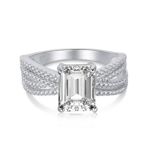 Dylam High Quality Rhodium Plating Wedding Fashionable Custom Wholesale Ladies 925 Sterling Silver Women's Anniversary <b>Ring</b> - Product Image 1