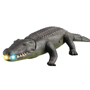 Simulation cool marche jouets de crocodile à piles enfants lumières son
