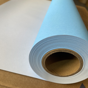 Cao cấp 80gsm A0 Kích thước âm mưu giấy 100m sinh thái cuộn, 2 "core, Single-Side lớp phủ màu xanh - Product Image 1