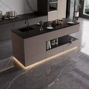 Cucina <span class=keywords><strong>isola</strong></span> con ripiani da cucina su misura con ripiani aperti - Product Image 5