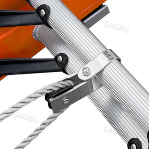 GFK-Verlängerung leiter mit Tochter stütze und Rückens tütze für Strom, Telekommunikation und Dekoration - Product Image 3