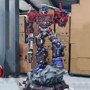 Sculpture en résine et fibre de verre <span class=keywords><strong>Optimus</strong></span> <span class=keywords><strong>Prime</strong></span>, série <span class=keywords><strong>Robot</strong></span>/Transformateur, sur mesure haut de gamme, grande taille, pour extérieur, pour la décoration - Product Image 1