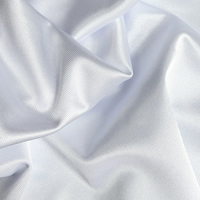 Tissu tricoté interlock uni brillant 100 % polyester haute densité de qualité supérieure, personnalisé en usine, vente en gros, pour vêtements de sport
