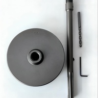 Kit de forets à noyau SDS-Plus HSS TGS 160 mm pour murs en béton avec tige de connexion et coupe-carbure pour murs en briques/ciment