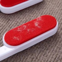 Manuelle Plastik-Fusselrolle mit Selbstreinigungsfunktion, 2-seitig, zur Staubentfernung und Tierhaarentfernung für Sofa, Teppich und Kleidung