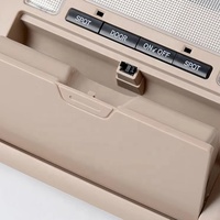 Console de toit intérieure de voiture Maictop avec étui à lunettes, éclairage LED pour la lecture de cartes, interrupteur de toit ouvrant pour TOYOTA Land Cruiser Série 200 2008-2020