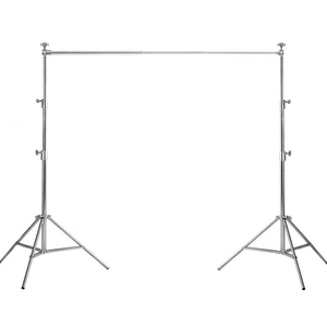 Cadre de Fond Photo en Acier Inoxydable 2.8*3m pour Studio Photographique, <span class=keywords><strong>Accessoire</strong></span> de Studio Photo pour Supports de Toile de Fond - Product Image 1