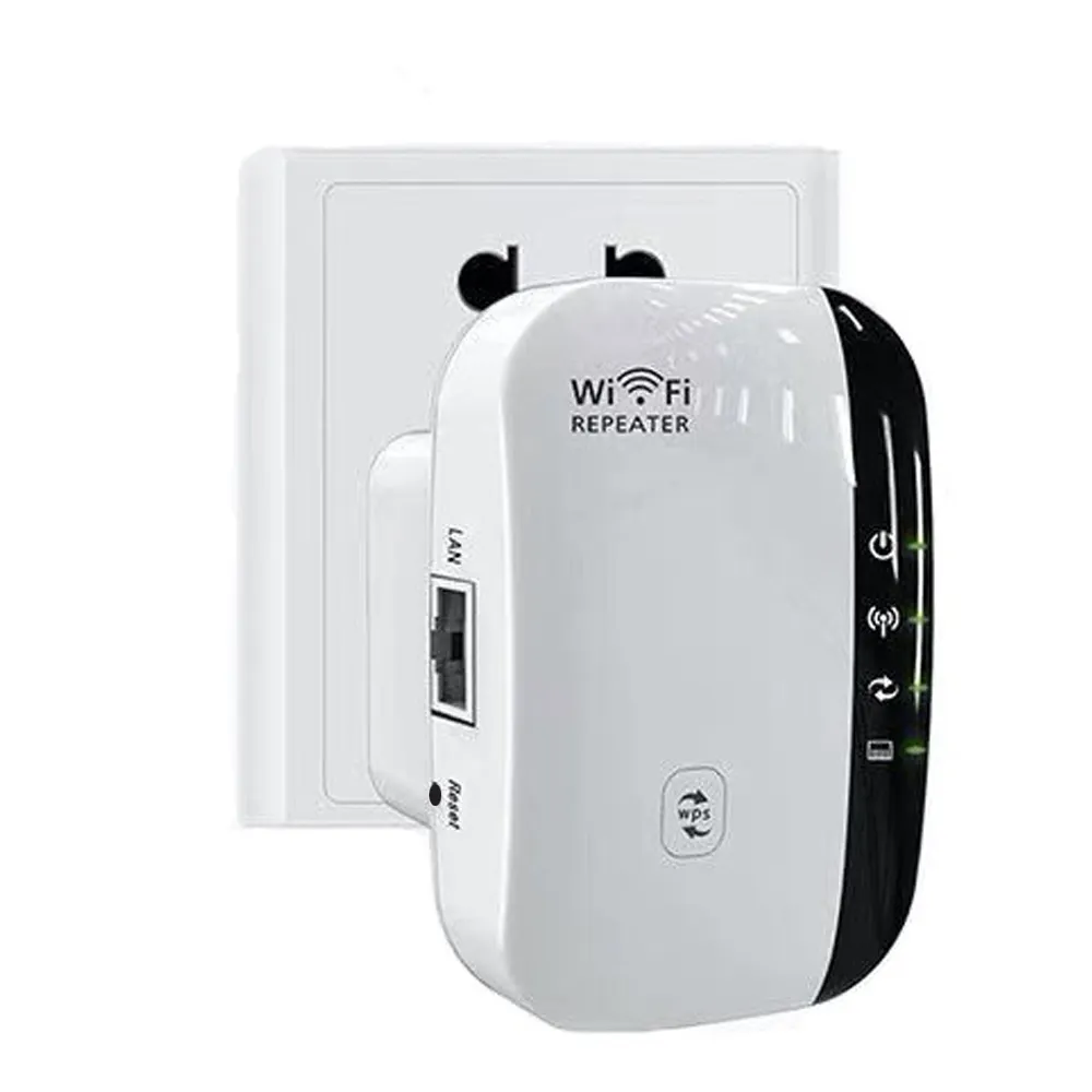 WSY Home Network 300 Mbit/s WiFi Repeater Wireless-n Wi-Fi Range Booster Extender-Verstärker 2,4 GHz 300 Mbit/s Repetidor WiFi