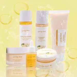 Korean Whitening Natural Skin Care Set Serum Deep Repairing Anti Oxidation Remove Wrinkles Turmeric Skincare Set Beauty Products