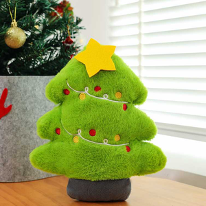 Ready to Ship <b>Anime</b> Christmas Tree Star Pillow Cartoon Soft <b>Plush</b> Toys Stuffed Animal Toys Claw Machine Toys for Children - Product Image 1