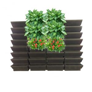 Pots en plastique verticaux de haute qualité pour plantes murales, jardin vertical avec irrigation - Product Image 2