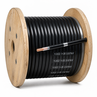Câble blindé en cuivre XLPE à âme unique YJV22 35mm² 50mm² 0,6/1kV, câble d'alimentation souterrain de grande section