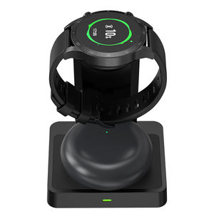 Estación de carga inalámbrica 2 en 1, producto <span class=keywords><strong>nuevo</strong></span>, cargador inalámbrico portátil para <span class=keywords><strong>Huawei</strong></span> Watch, auriculares gratuitos, <span class=keywords><strong>2022</strong></span> - Product Image 1