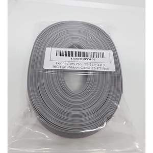 Conectores Pro, Cable Plano de 16 Pines, 10.1M, Espaciado de 2.54mm, 16 Hilos, Conector FFC FPC, Cobre Gris, 28 AWG - Product Image 3