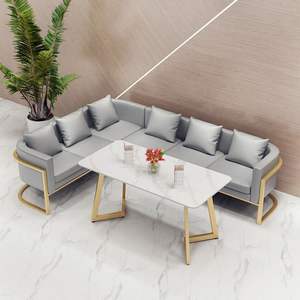 طقم طاولة وكراسي معدنية بتصميم اسكندنافي بسيط للمقاهي والمطاعم الغربية وقاعات الاجتماعات والبارات التجارية - Product Image 4