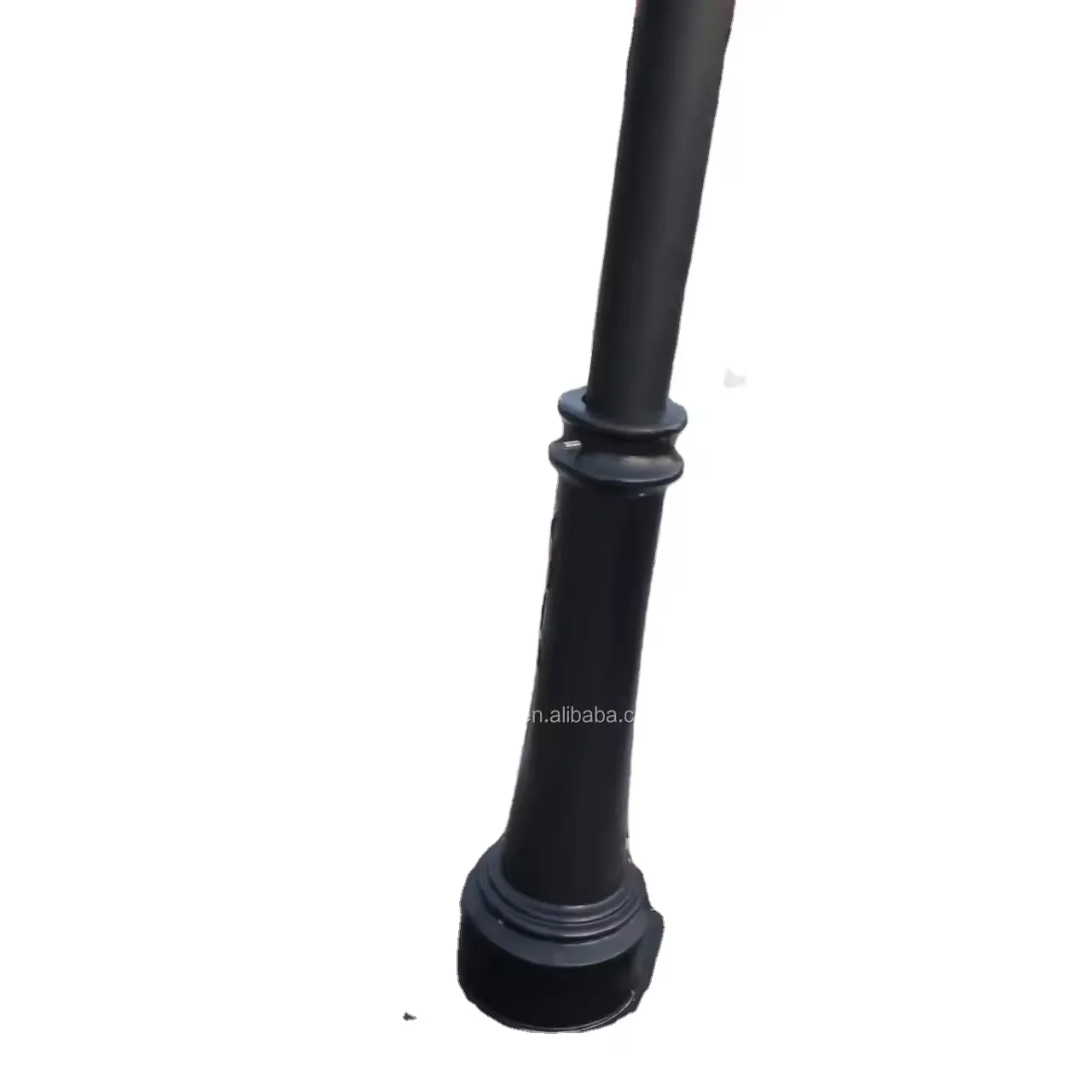 50w street light road lamp pole arm pillar cast iron bollard as drawing high Europe style with painting electrosatic