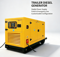 Générateur diesel mobile silencieux de 15-20 kW pour travaux miniers et de construction