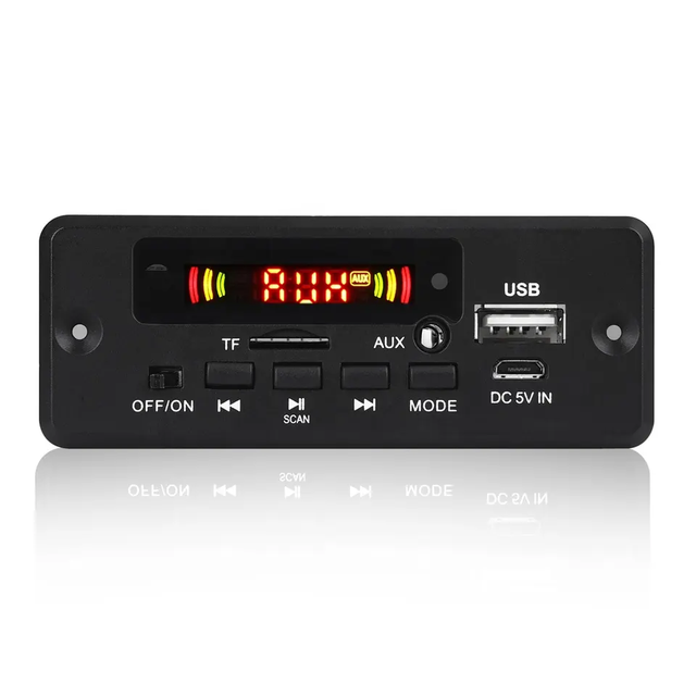 With Power Amplifier 2 * 3w Lossless Car Mp3 Decoder Board Audio Decoder Board Module Receiving Module 12V