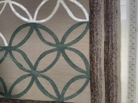 Tapis tufté à la main en acrylique 100% laine fine de Nouvelle-Zélande, Vicose Silk Trending Loop Cut Living Room et pour chambre d'enfants