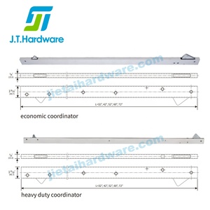 Như sa AB Loy điều phối viên cửa chống cháy bằng thép không gỉ giấu Bộ chọn điều phối viên cửa với thanh phụ - Product Image 6