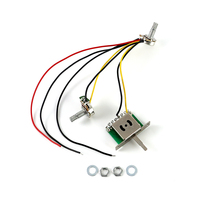 Boutons de commande métalliques pour guitare électrique avec interrupteur 5 voies, prise jack, accessoires de câblage pour instruments à cordes
