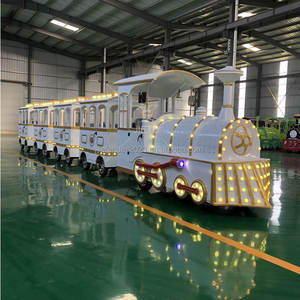 <span class=keywords><strong>Petit</strong></span> train sans rail Jeux de parc d'attractions Trains électriques Train de terrain de jeu intérieur - Product Image 6
