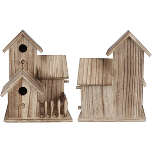 Houten Vogelhuis Buiten Tuin Vogel Nestbak Vogelhuis Dierbenodigdheden - Product Image 5