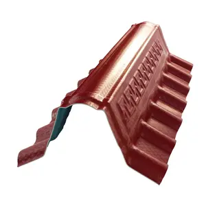 Chinese traditional antique main ridge tile,oriental roof tile with ASA coated