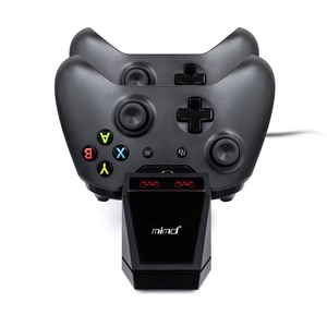 Base de carga dual de alta calidad y batería de plástico de 2 piezas para controlador inalámbrico <span class=keywords><strong>Xbox</strong></span> <span class=keywords><strong>One</strong></span> Precio de fábrica Comunicación por cable - Product Image 3