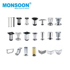 Gió Mùa Hiện Đại Kim Loại Đúc Đồ Nội Thất Sắt Phụ Kiện Sofa Bộ Phận Giường Đồ Nội Thất Nhà Bếp Ăn Sofa Chân Có Thể Gập Lại Sofa Cơ Sở - Product Image 5