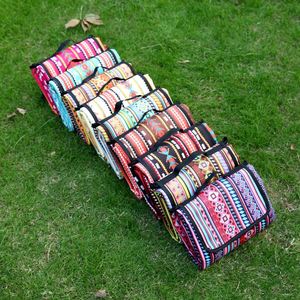Colorful Mexican Stripes Flowers Minority Style Camping Beach Waterproof Rug Portable Outdoor Extra <b>Large</b> Picnic Blanket - Product Image 6