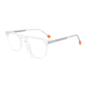 Grosir kacamata optik persegi Retro pemblokir cahaya biru kacamata baca untuk wanita pria kacamata potongan Biru kantor - Product Image 5