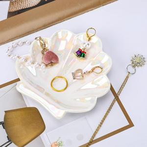 Custom Logo Ring Tray Jewelry, Beach Dish Decor, Seashell Jewelry Bowl <b>Gift</b> for Women Girls Room Decor - Product Image 4