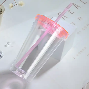 Hot Selling 16oz LED Piscando <span class=keywords><strong>Light</strong></span> Up Tumbler Parede Dupla Plástico LED Luzes Cup Party Promoção Presentes Fornecimento Acrílico Tumbler - Product Image 6