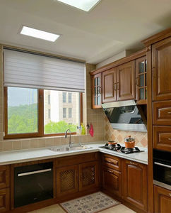 Кухонные шкафы и тумбы для хранения из массива дерева в китайском стиле на заказ - Product Image 4